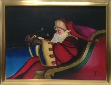 Babbo Natale sulla slitta