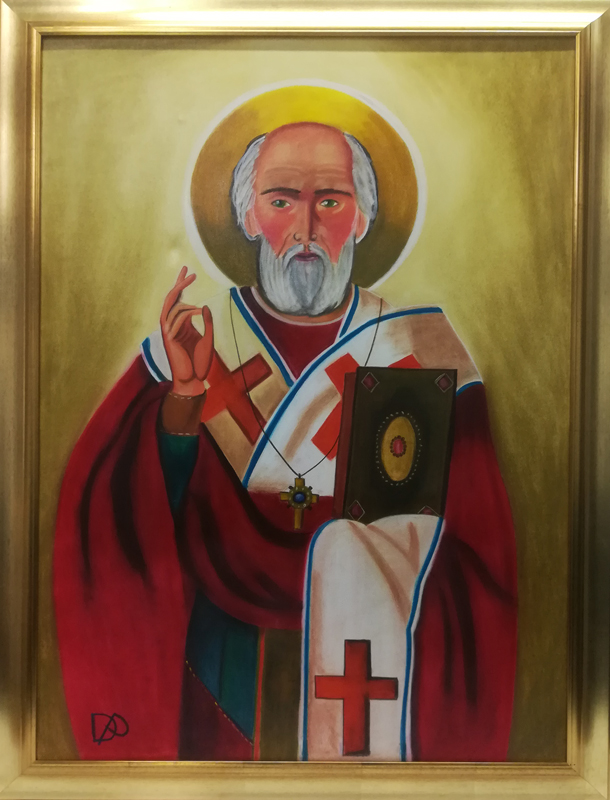 San Nicola Vescovo con Bibbia
