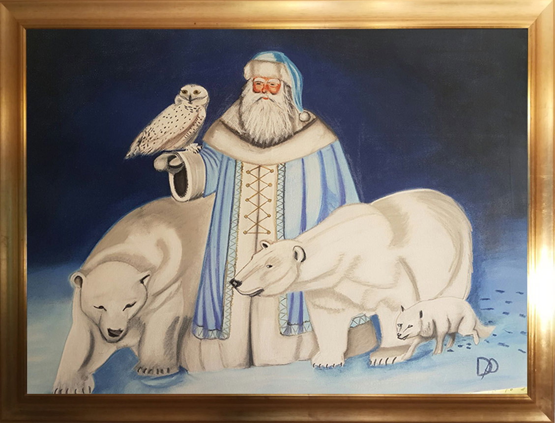Babbo Natale con orsi